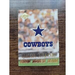 1998 Collector's Edge #47 - Dallas Cowboys Team Set Title Card Draft Picks - NFL